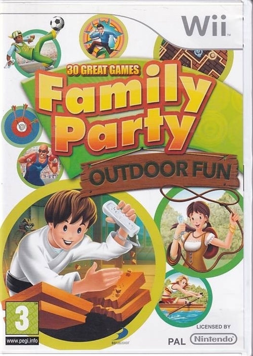 Family Party Outdoor Fun - Nintendo Wii (B Grade) (Used) (Eng)